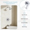Shower Handle Replacement for Delta RP74148, Compatible with Delta Foundation