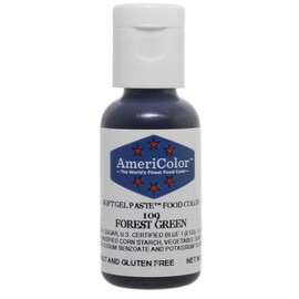 AmeriColor, Forest Green.75 Ounce Bottle, Soft Gel Paste Food Color