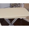 Household Essentials Wide Mega Ironing Board 4-Leg, Steel Top Pressing