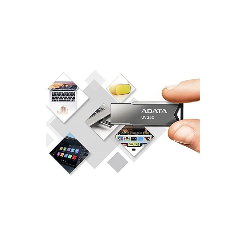 ADATA 32 GB Memoria Flash USB 2.0 Color Plata con