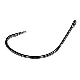 Live Bait Wide Gap Hook Shiner Hook with Straight Eye 2/0 or 3/0 Size in 25 & 100 Pack Black Nickle Finish with Slight Offset Saltwater and Freshwater Hooks for Catfish, Bass (Wide Gap 2/0 25 Pk)