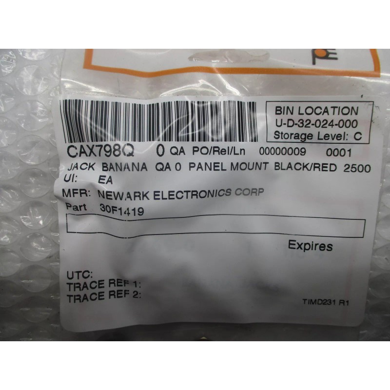 NEWARK ELECTRONICS 30F1419 PANEL MOUNT NSMP