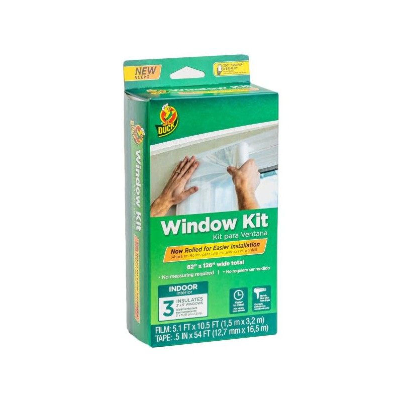 Duck Brand Rolled Window Insulation Kit: 84 in. x 120