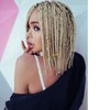 Blonde Braiding Hair Pre Stretched Short Braiding Hair Blonde 16inch