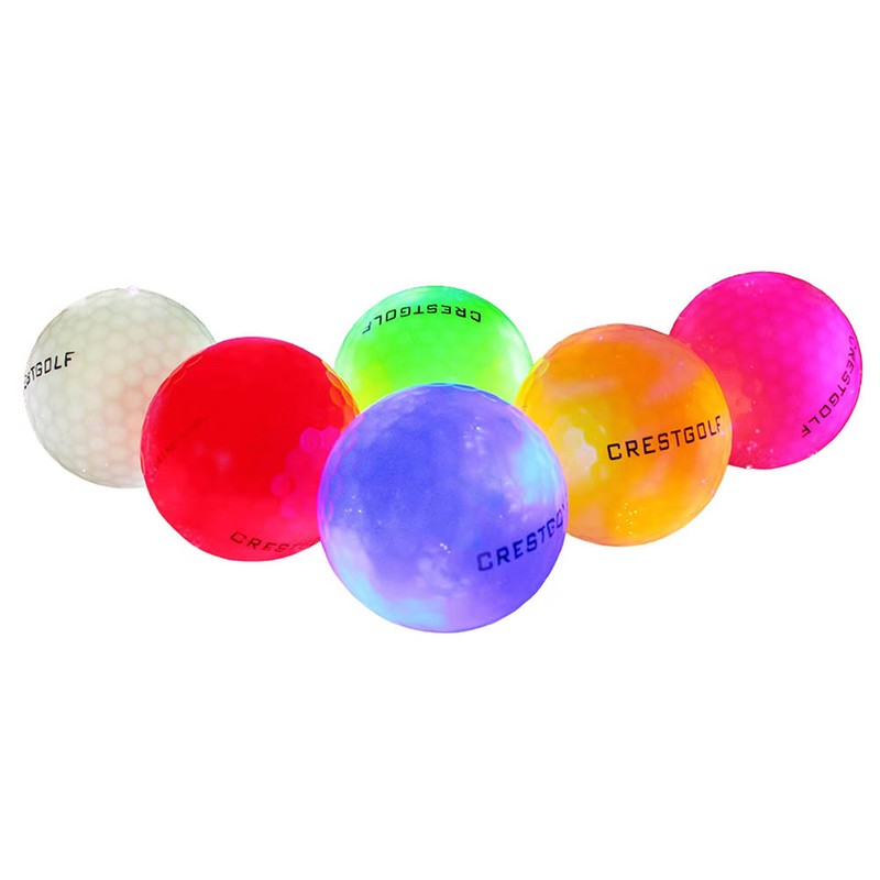 6 Pcs LED Light up Golf Balls Night Gifts for