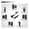 JJC Shutter Release Connecting Cable for Canon EOS R5/R5C/D2000/D60/5D Series/50D/6D/6D