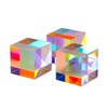 2cm Optical Glass X-Cube Prism RGB Dispersion Prism for Physics