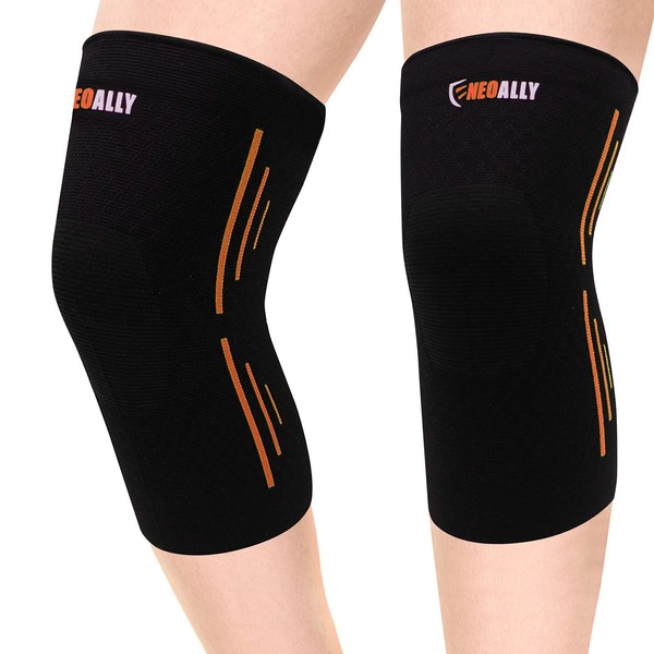 NeoAlly® - Compression Knee Sleeves for Men and Women, Non-Slip