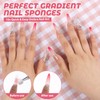200PCS Nail Sponges for Ombre, Nail Art Sponges with 2PCS