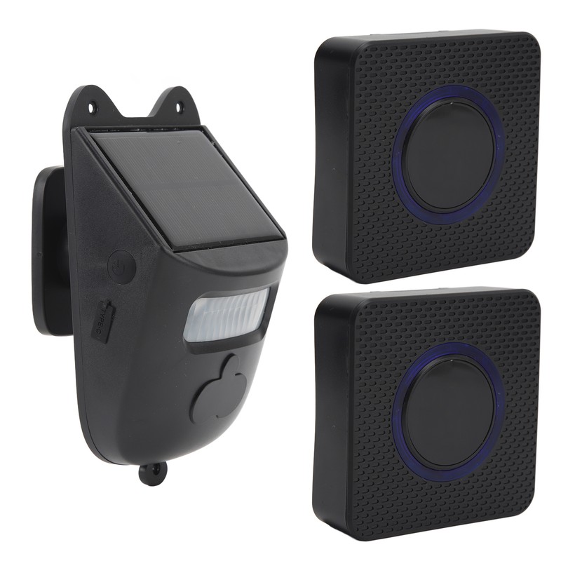 Driveway Alarm Long Range 120 Degree Detection Solar Powered Driveway