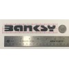 Unbranded Banksy Signature BLACK vinyl decal 6-inch weatherproof dishwasher-saf