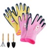Mulaibdin 2 Pairs of Children's Work Gloves, Gardening Gloves, Thorn