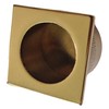 Universal Hardware Finger Pull Handle Recessed Edge Flush Square Fitting