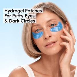 MAREE Geles Para Ojos(Paquete De 2)- Parches Para Ojeras Y Bolsas Con Colágeno Marino Natural Y Ácido Hialurónico - Mascarillas Antiedad Para El Rostro Que Alivian La Hinchazón