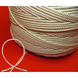 20M Roman Blind Cord 3mm Replacement Curtain Track Cord Gold Braided Blind String Cord Picture Cord Lift Shade Cord Picture Hanging Cord Nylon Braided Cord 1 Pack. (Gold)