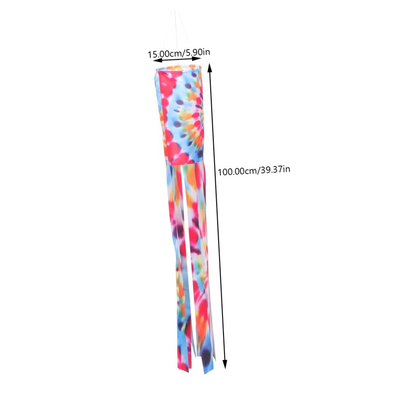 Yardwe Pack of 4 Colourful Wind Socks for Garden and