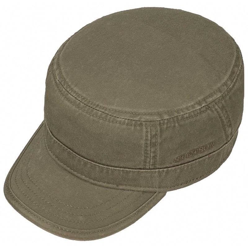 Stetson Gosper Ladies/Mens Army-Style Urban Cap - Cotton Army Cap