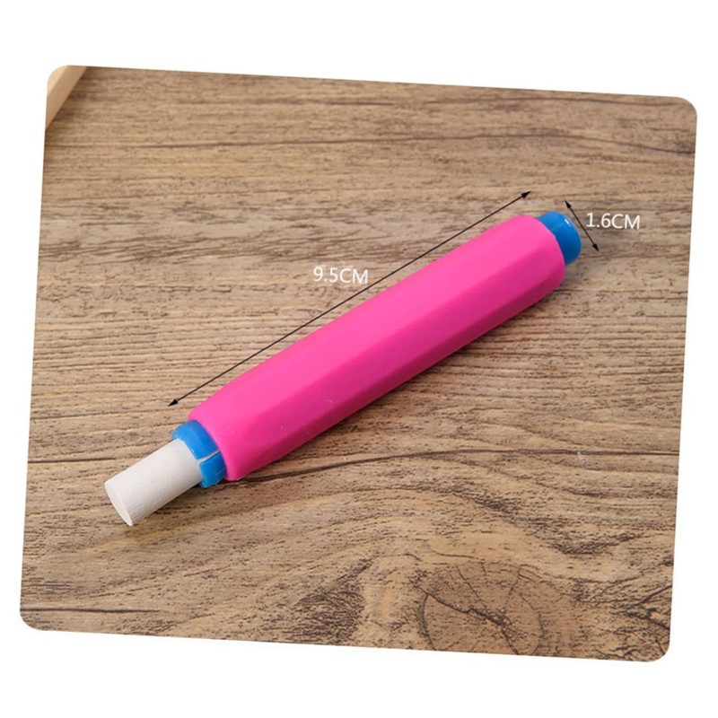 Ciieeo 10pcs Girl Chalk Holders Tasteless Chalk Storage with Box