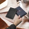 ALLEN & MATE Leather Card Holder Slim Wallet, RFID Blocking