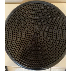 Therapist’s Choice Inflated Air-Filled Stability Balance Disc with Pump (Black)