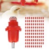 QANYEGN 100Pcs Poultry Screw Style Nippler Waterer, Chicken Nippler Drinker