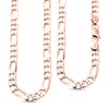 TJC Figaro Chain Necklace for Women with Lobster Clasp in
