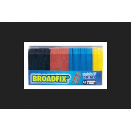 Broadfix 1.8 in. W x 8 in. L Plastic U Shims 60 pk