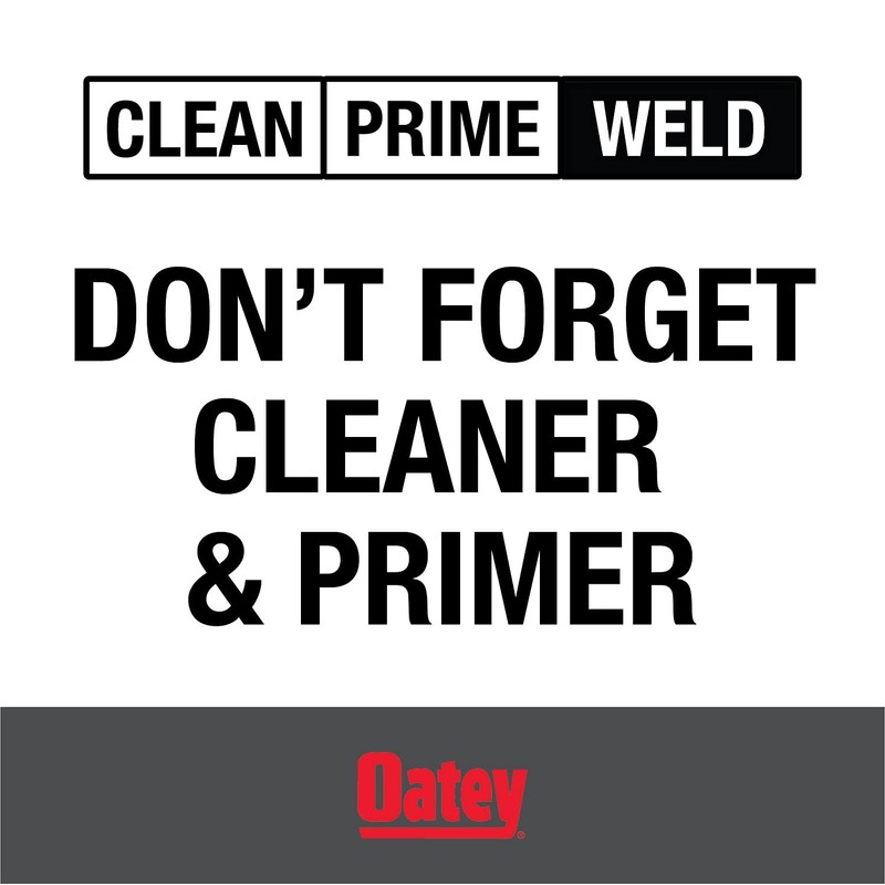 Oatey 31014 PVC Regular Cement, Clear, 16-Ounce