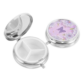 WOONEKY 2pcs Vintage Floral Face Paint Container Compact Travel Oil Paint Holder for Makeup Lipstick Concealer Durable and Stylish Compartment Box for Go Touch Ups