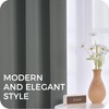 MRTREES Grey Blackout Curtains 72 Inch Drop, Thermal Insulated Curtains