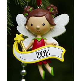 Boxer Gifts Zoe Fairy Decoration, Ceramic, Multi-Colour, 7.2 x 5 x 1 cm