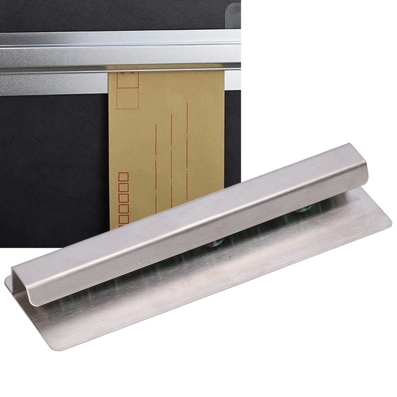 20CM Ticket Rack Wall Mounted Slide Check Rack Stainless Steel