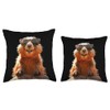 Ground Squirrel with Sunglasses Rodent Squirrels Throw Pillow