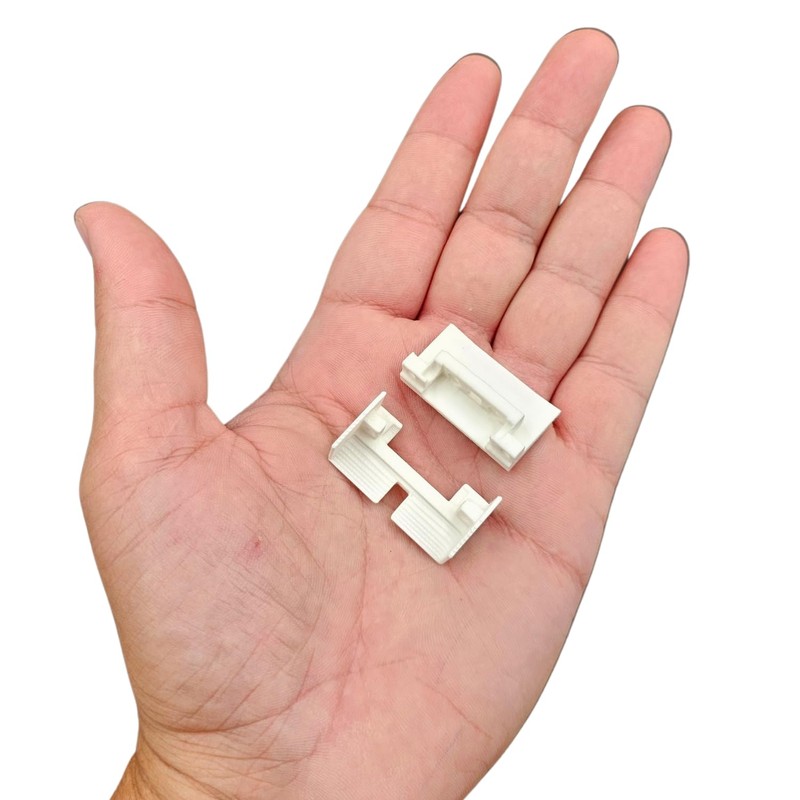 EMALPE Replacement Hinges for Skullcandy Crusher Wireless Over-Ear Headphones (White)