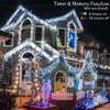 Christmas Lights Outdoor - 99 ft 1216 LED Icicle Lights