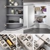 ANGSTROM 2-Pack Frameless Concealed Cabinet Hinges, Soft-Close, 2D Adjustable (Half-Overlay)