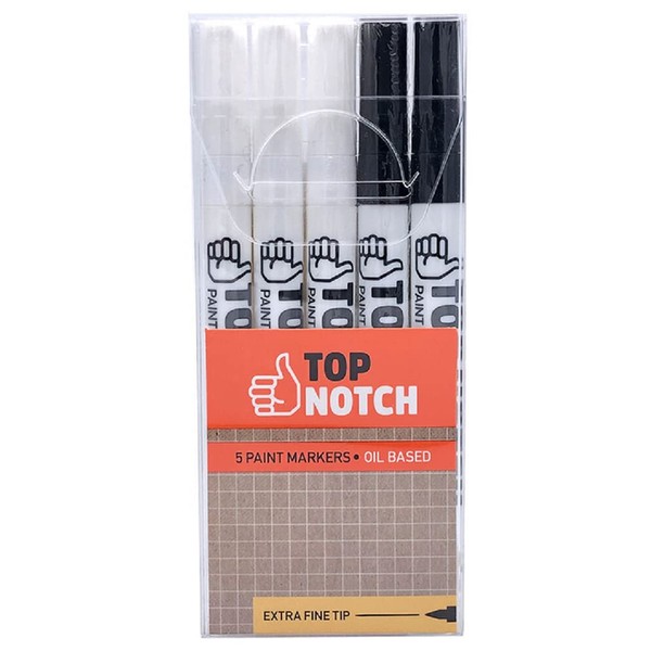 Top Notch Paint Markers Pens Extra Fine Tip Oil Based