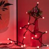 YULETIME Red One-Piece G12 LED Christmas Lights, Total 48 Feet