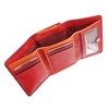 Visconti Rainbow Collection Leather Biola Purse RFID Blocking RB39 Red