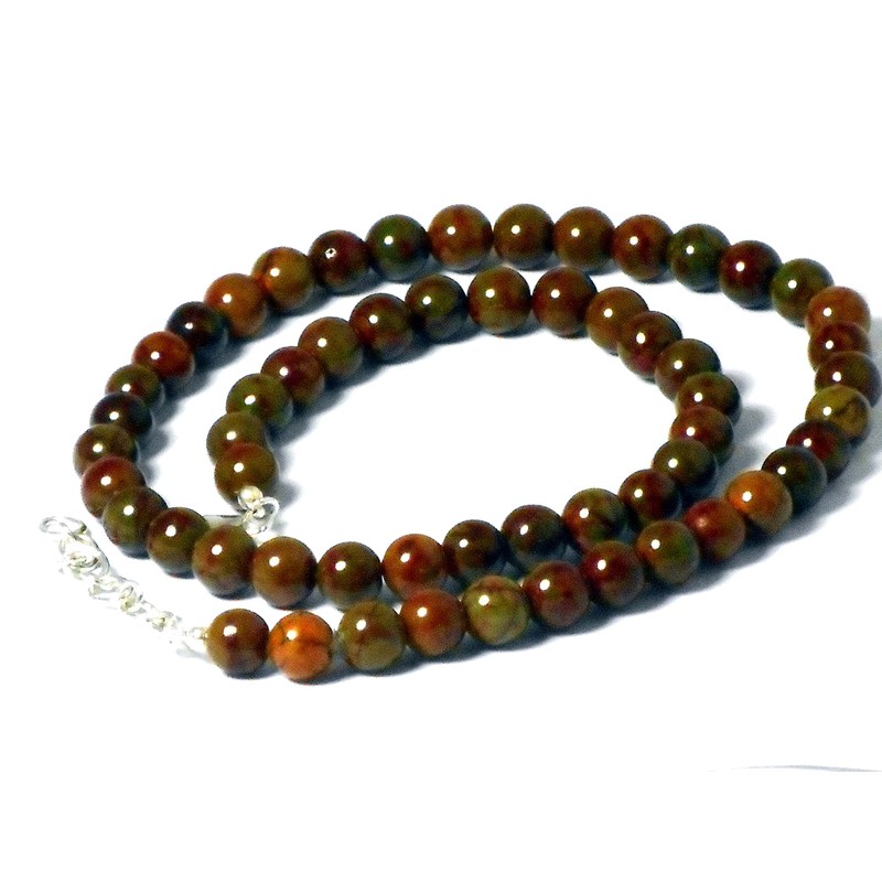 Landscape Jasper Sterling Silver 925 Necklace (LJNL1507151)