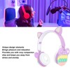Bluetooth Cat Ear Headphones Fashionable Light Up Wireless Headset for