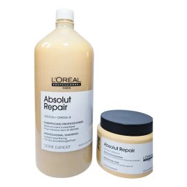Loreal Absolut Repair Shampoo 1500ml + Mascarilla 500ml
