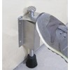 Stainless Steel Door Stopper Spring Loaded Telescopic Step On Door