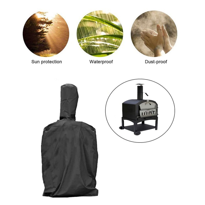 tooloflife Heavy Duty Waterproof Outdoor Pizza Oven Cover Protector BBQ