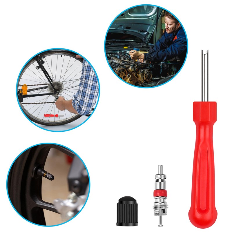 Yeepeo 31 Piece Tyre Valve Tool Set, Car Valve Key