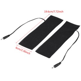 3 Pairs of 5 V USB Electric Heating Element Pads, Comfortable Heating Foil for Heating Feet
