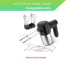 eeTao 5V USBC Charging Cable Compatible with binROC HM-DCC610 HMDCC610 Cordless Hand Mixer 11.1V 2Ah 22.2Wh Battery DC5V USB Type C Power Supply Cord Charger