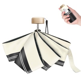 Parasol, UV Protection, 100% Light Blocking, Heat Blocking, Smartphone Size, Fits in Your Pocket, Folding Parasol, Ultra Lightweight, Approx. 7.8 oz (198 g), UPF50+, UV Protection, 6 Ribs, Men's