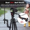 Mechrig Double Clamp Mount,Double Super Clamp Camera Mount with 360°