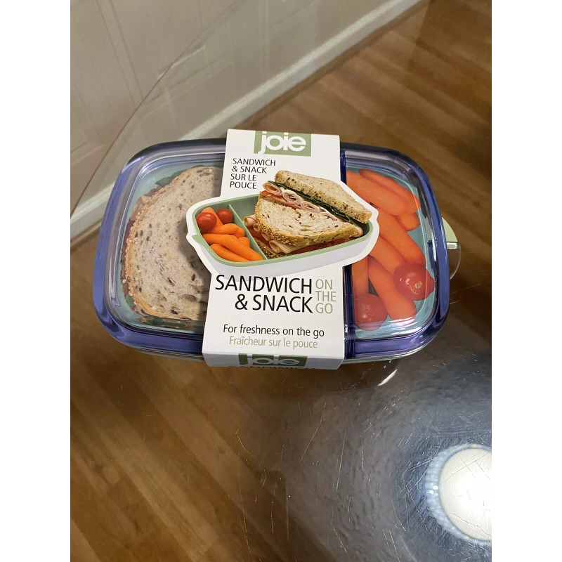 Joie MSC Sandwich And Snack On The Go Container Clear